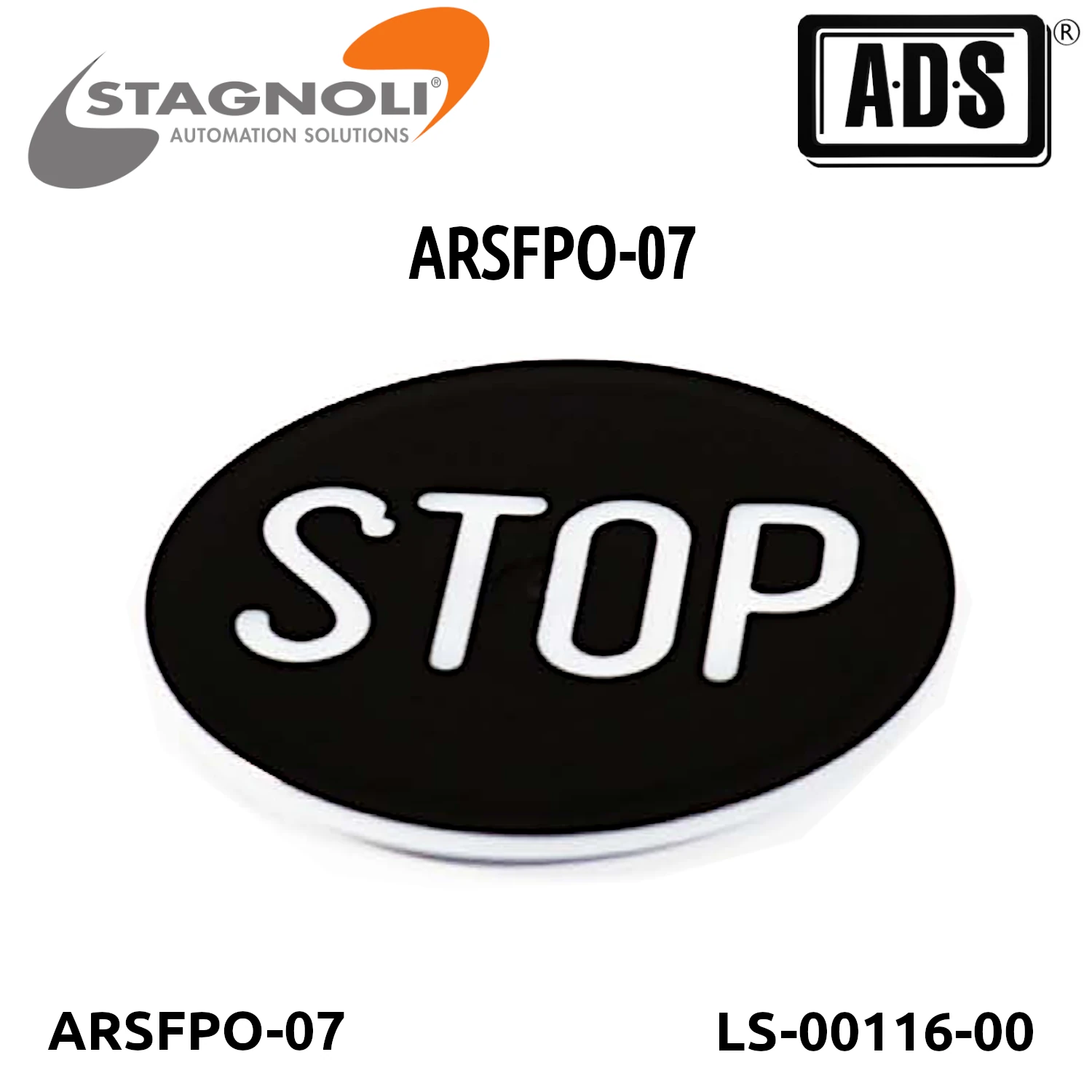 LENTES PARA SEMAFORO APOLLO ALTO STOP MARCA STAGNOLI MOD.ARSFPO-07